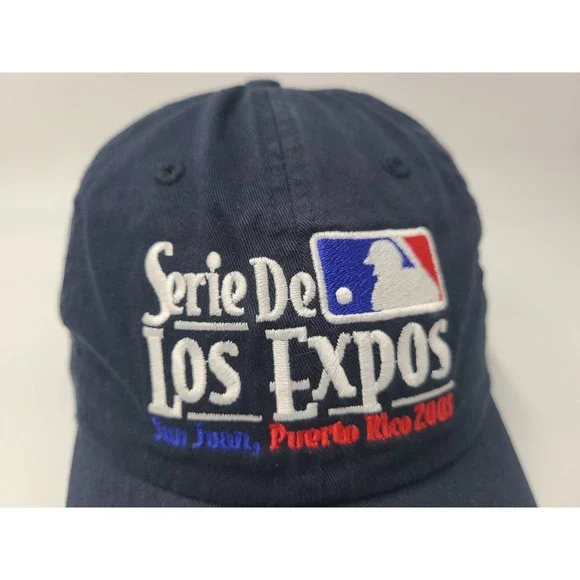 Vintage Montreal Expos Serie De Los Expos San Juan Puerto Rico 2003 Hat Cap MLB
